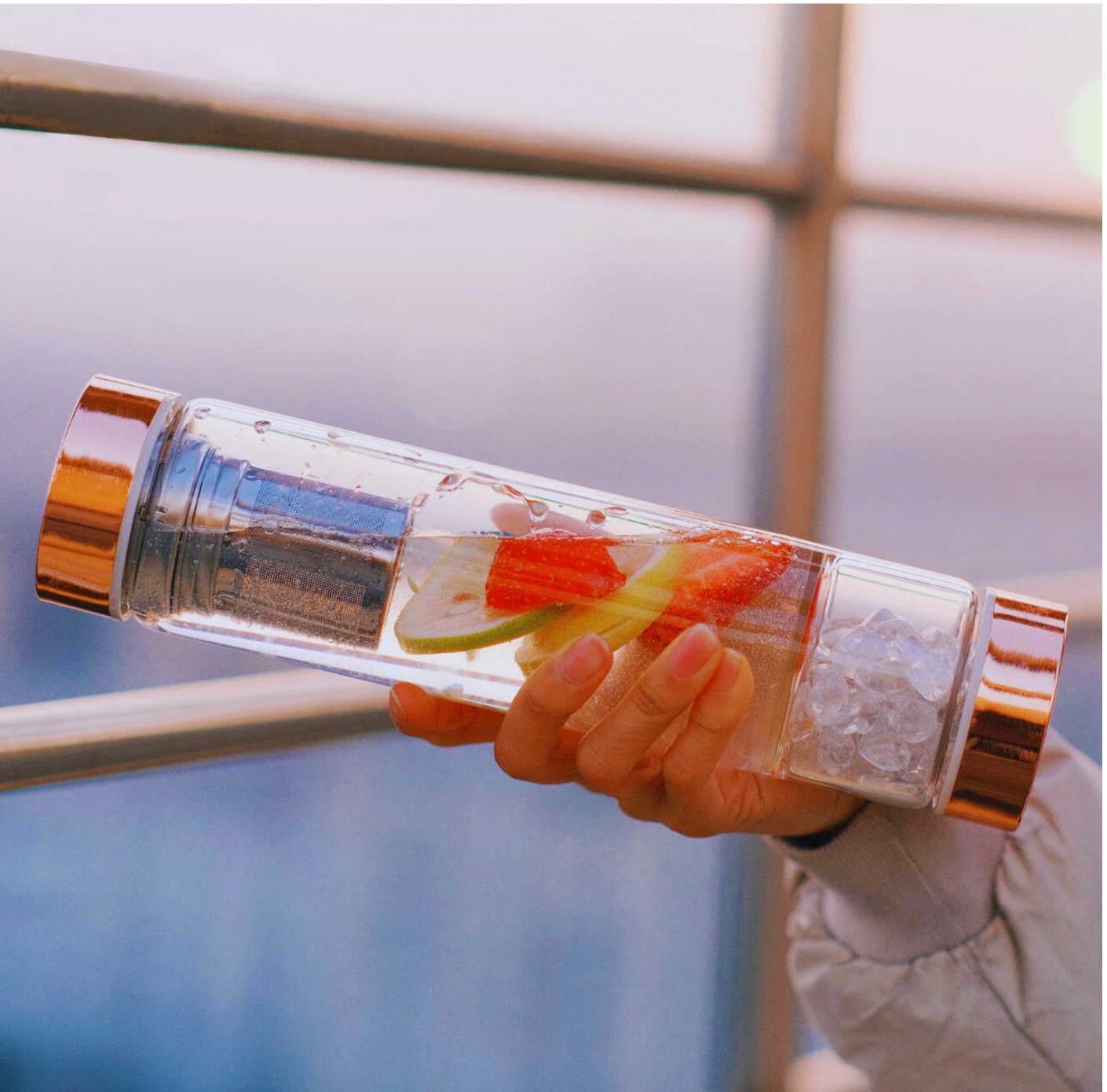 Crystal Infused Water Bottle